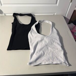 Zara Black and White Women's Tank Tops Size Small